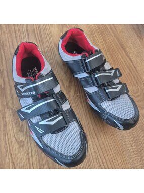 Venzo MX Cycling Shoes Bicycle Bike MTB Three Strap Adjustable EU 44 Men's 9.5